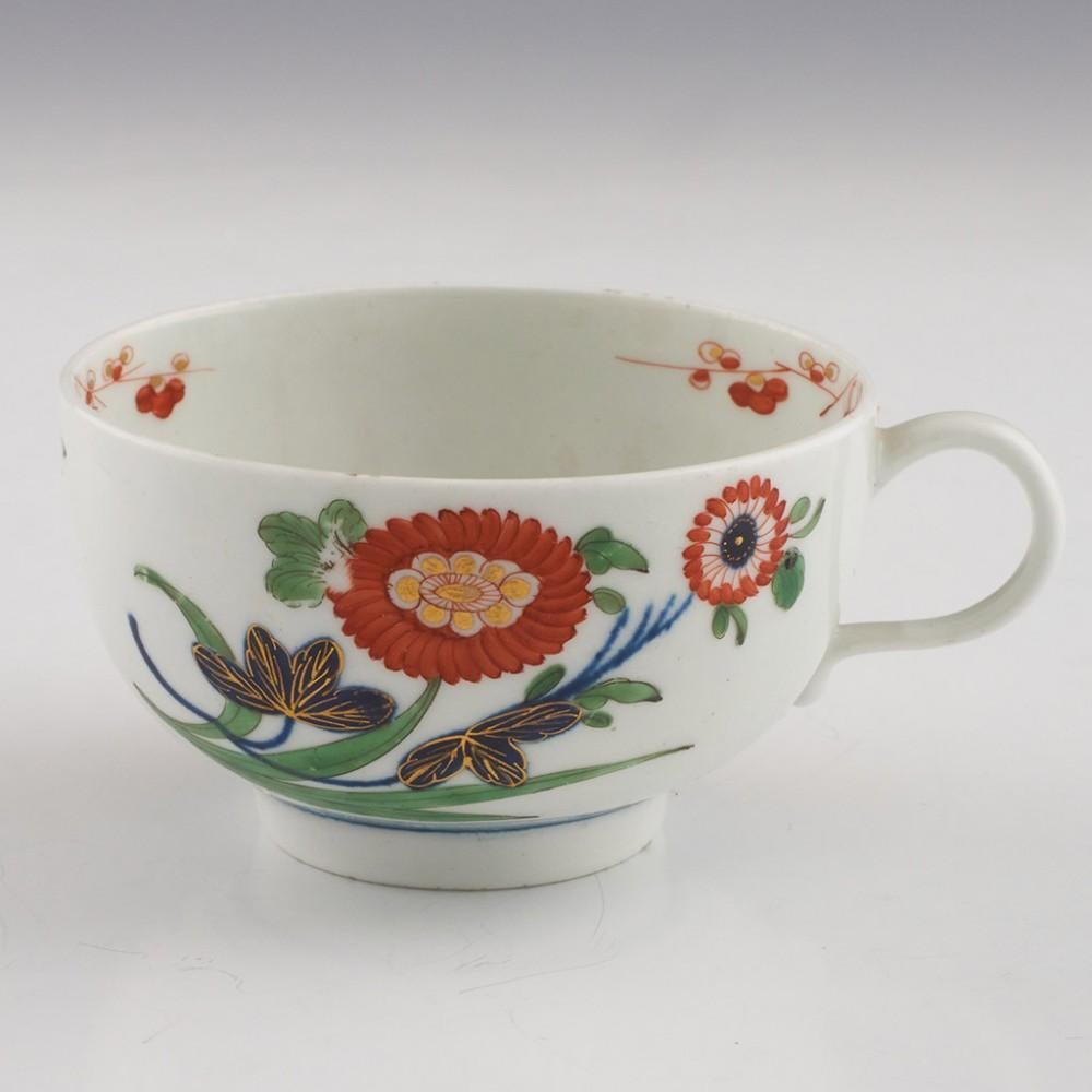First Period Worcester Porcelain Kempthorne Pattern Trio c1770 For Sale 7