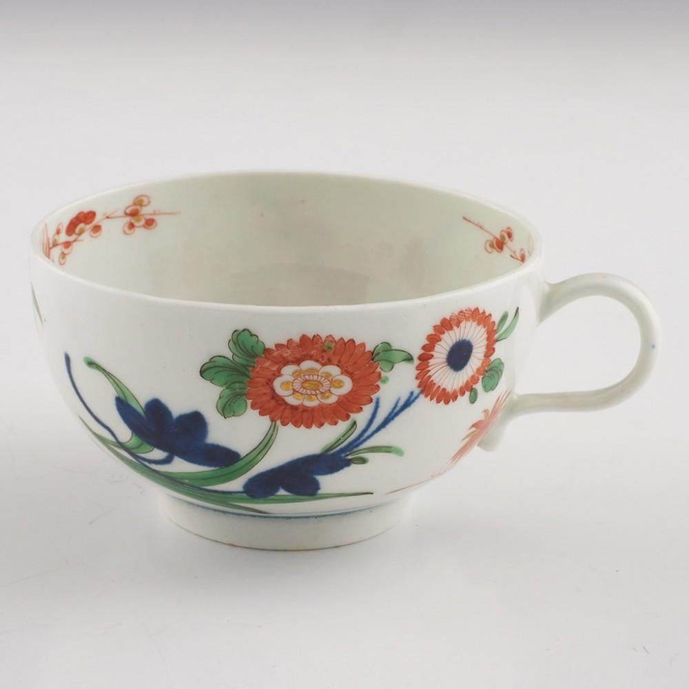 First Period Worcester Porcelain Kempthorne Pattern Trio c1770 For Sale 9