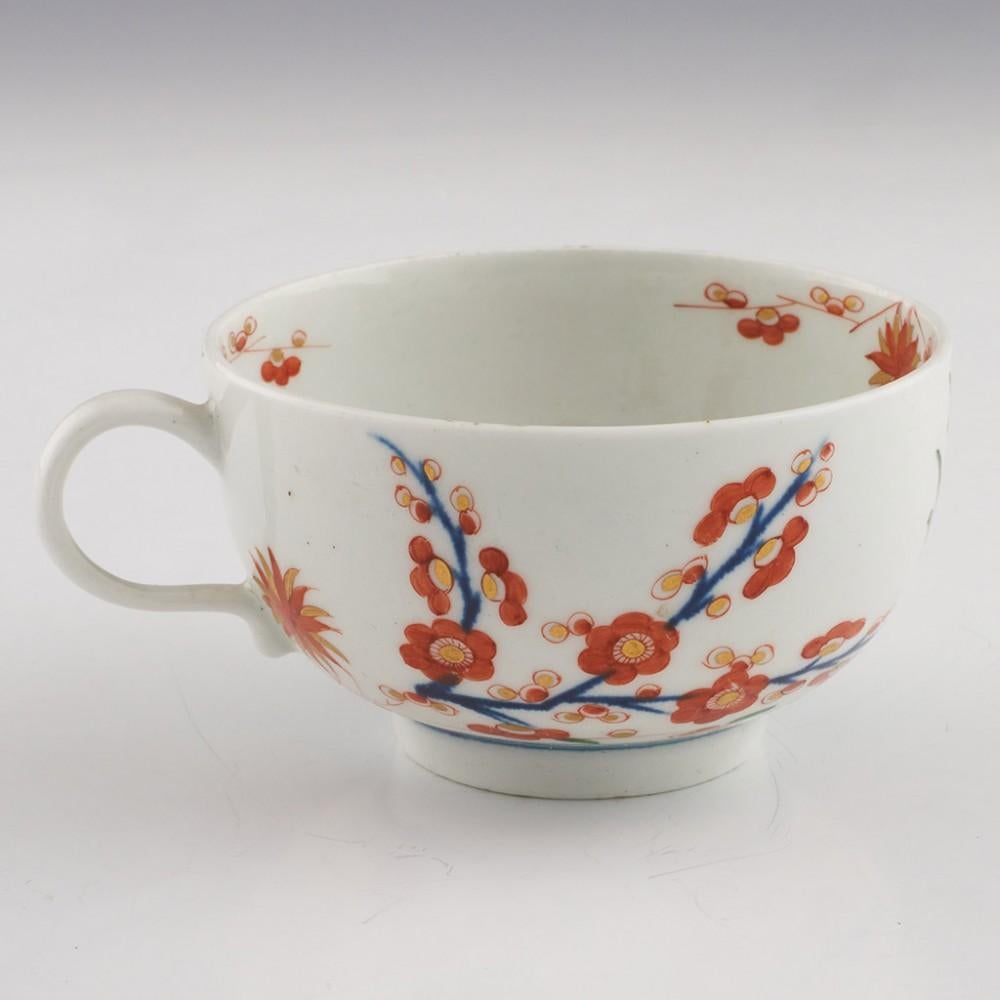 First Period Worcester Porcelain Kempthorne Pattern Trio c1770 For Sale 10