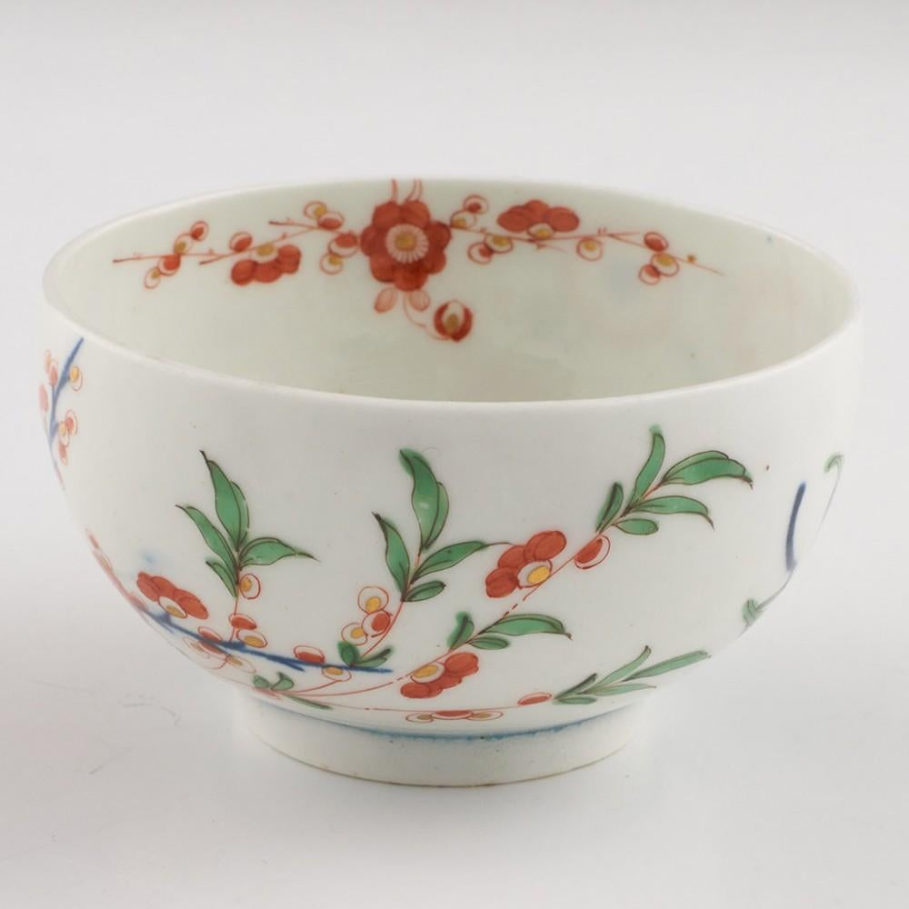 First Period Worcester Porcelain Kempthorne Pattern Trio c1770 For Sale 10