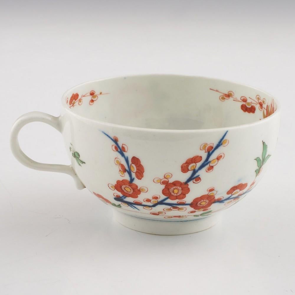 First Period Worcester Porcelain Kempthorne Pattern Trio c1770 For Sale 11