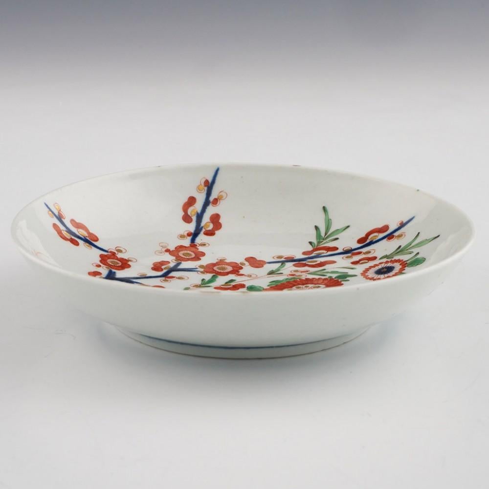 British First Period Worcester Porcelain Kempthorne Pattern Trio c1770 For Sale