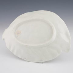 Worcester Porcelain Leaf Dish - First Period c1768