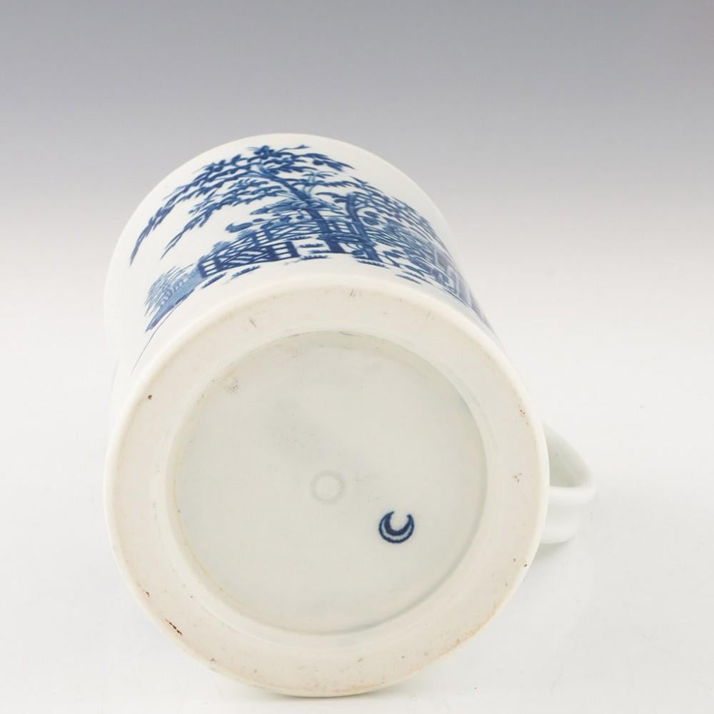 First Period Worcester Porcelain The Plantation Print Mug c1765 2