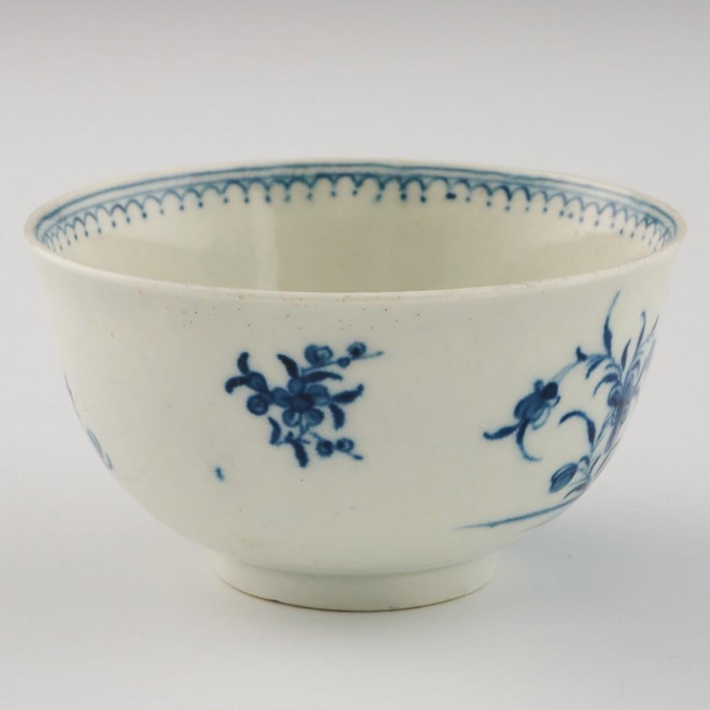 First Period Worcester Porcelain Waiting Chinaman Pattern Tea Bowl and ...