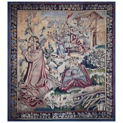 First Station, Jesus In Agony In The Garden Of Olives, French Tapestry - N 1566