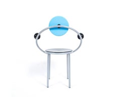 "First" Wood and Metal Chair, by Michele De Lucchi for Memphis Milano Collection
