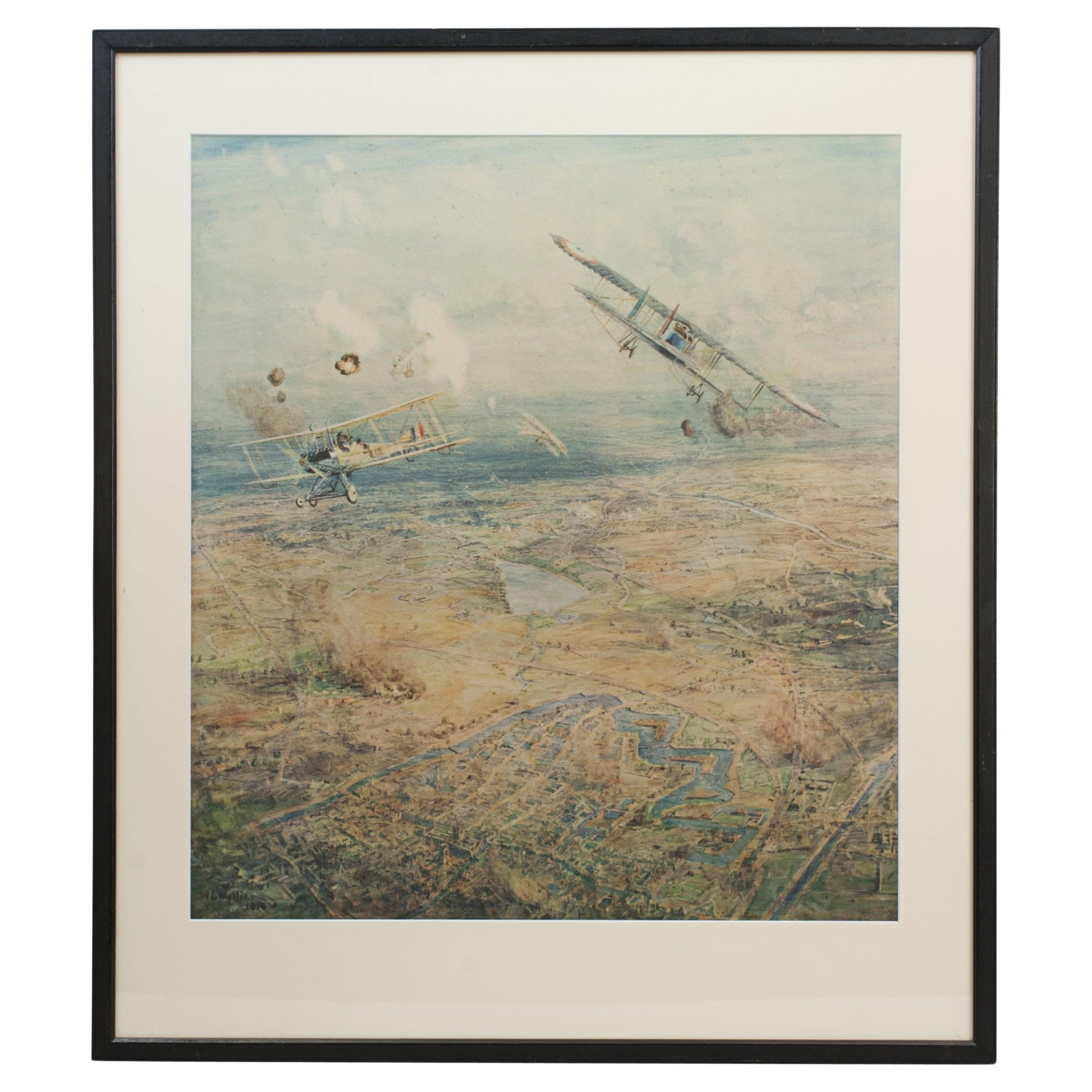 First World War Print, The Ypres Salient - W L Wylie For Sale