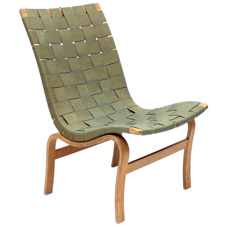 First Year Production, No 41 Eva Chair by Bruno Mathsson for Karl Mathsson,  1940 at 1stDibs