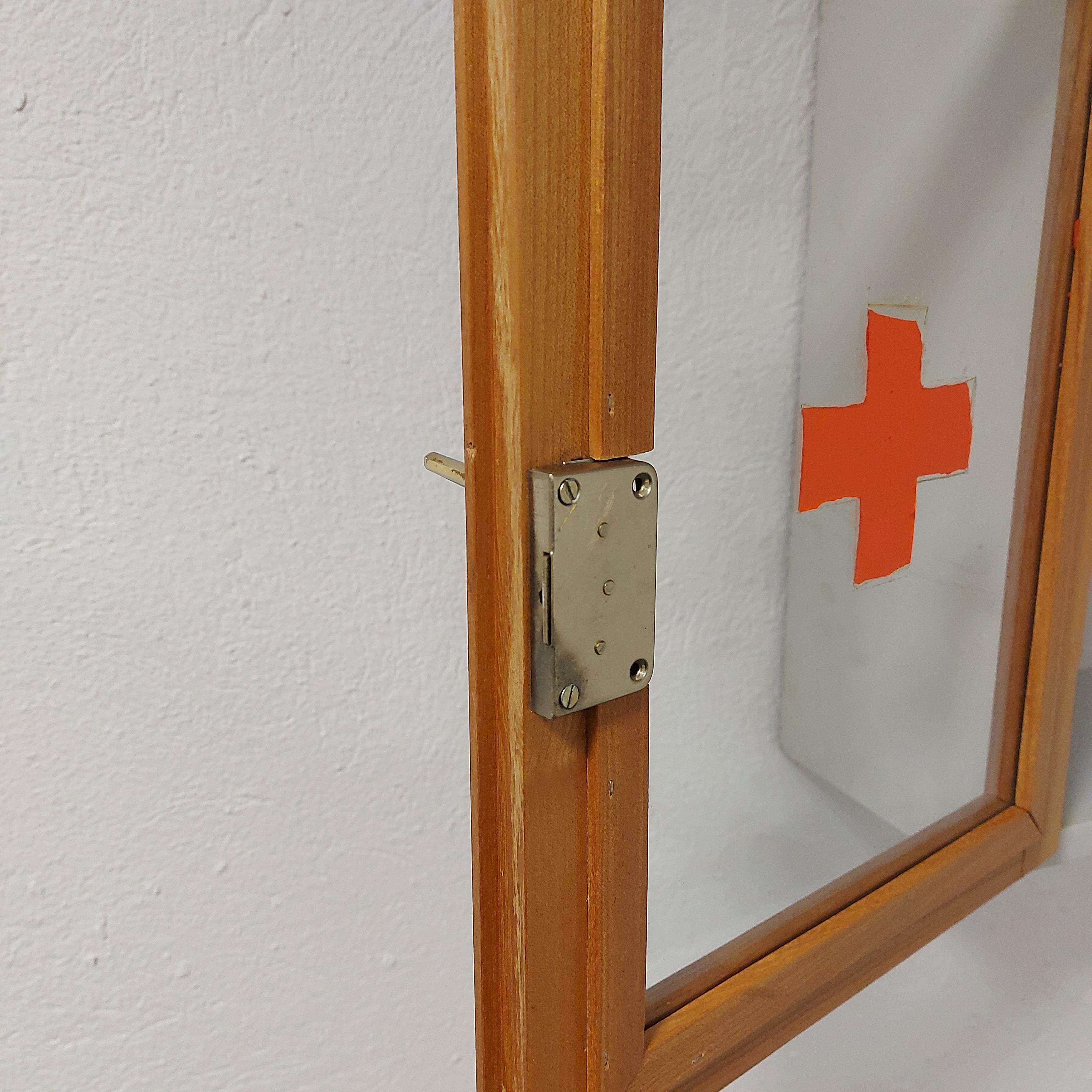 European Firstaid Cabinet 1970s For Sale