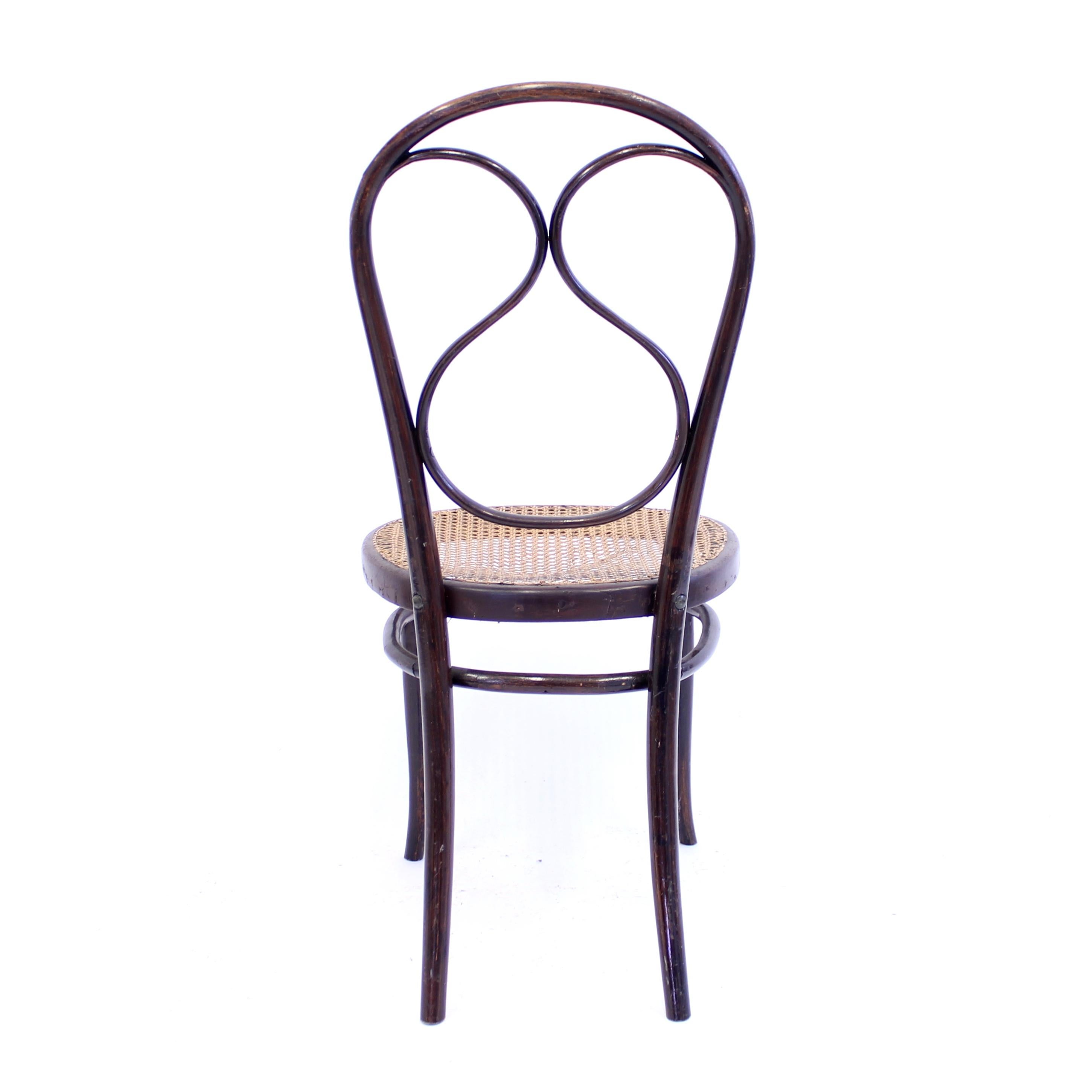 20th Century Fischel bentwood café chair, early 20thy century For Sale