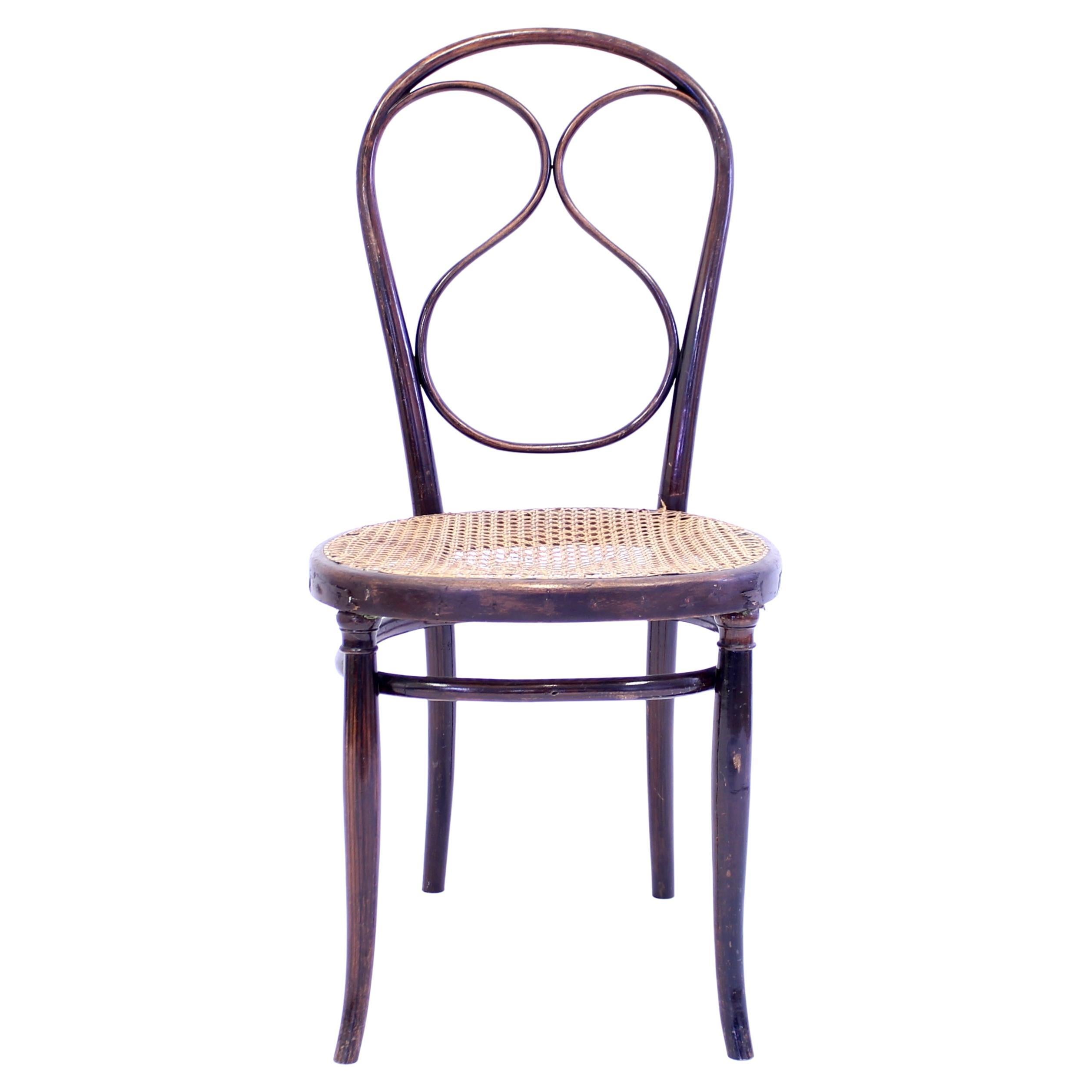 Fischel bentwood café chair, early 20thy century