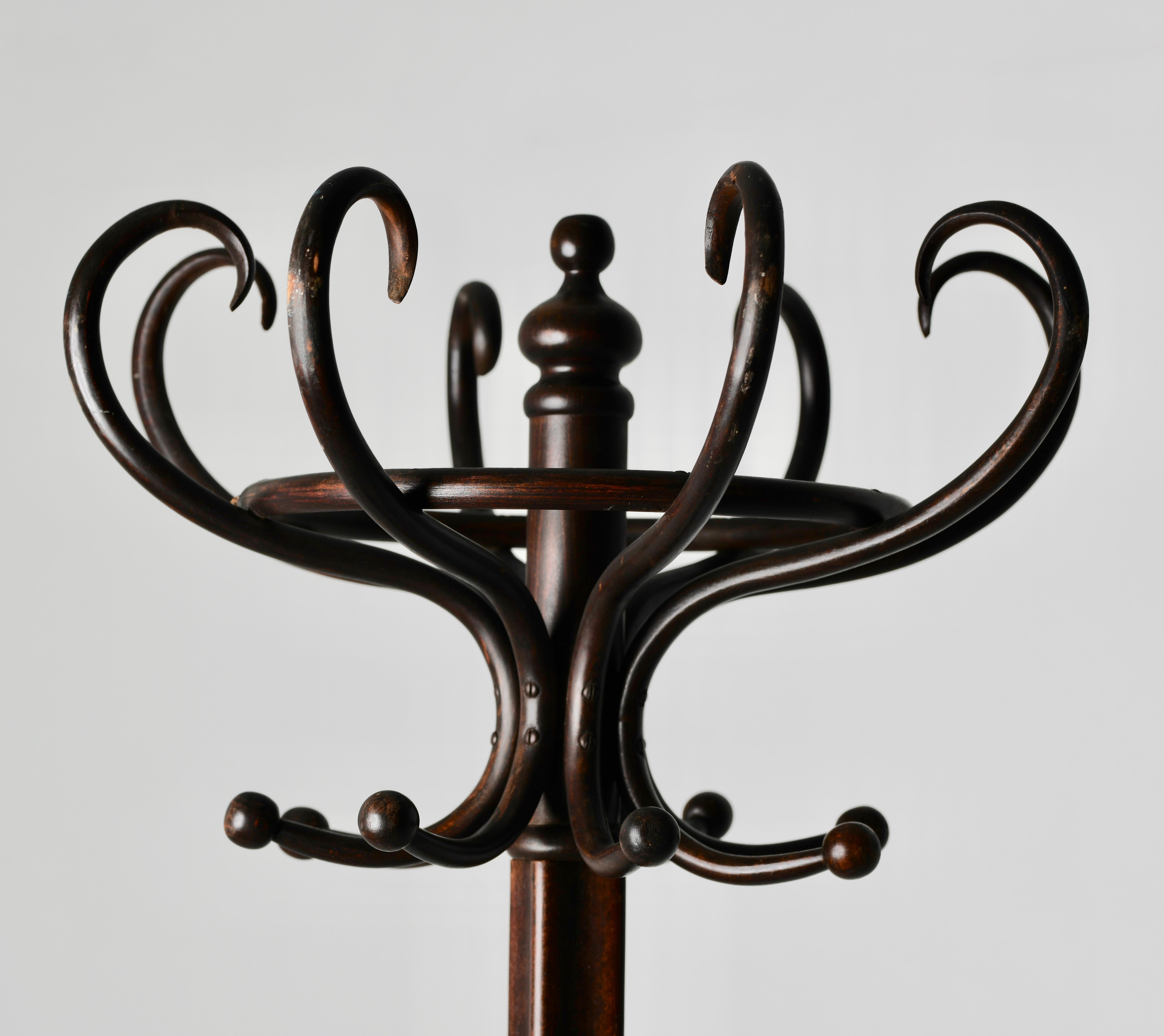 Vienna Secession Fischel Bentwood Hat and Coat Stand