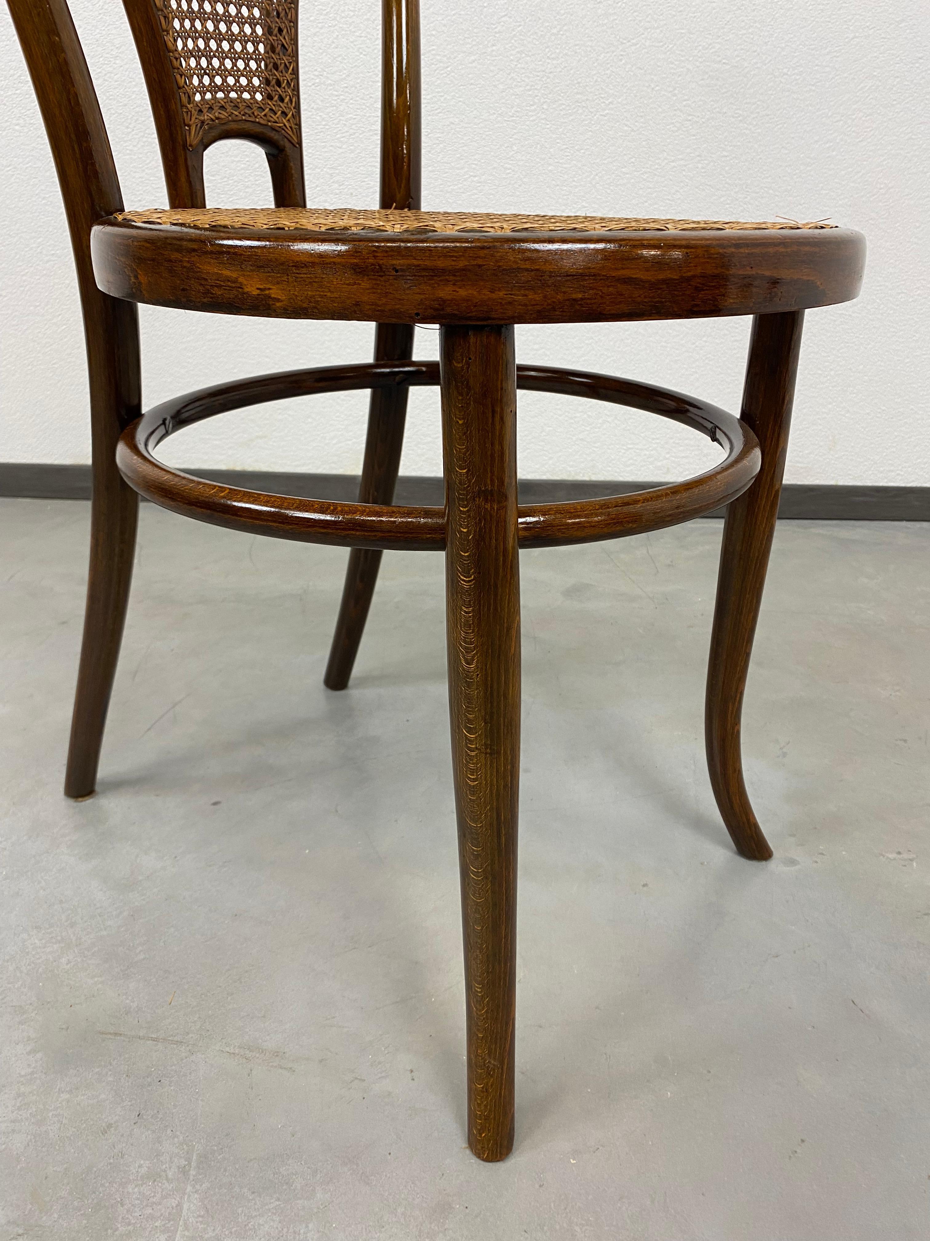 Vienna Secession Fischel Dining Chair No.42 For Sale