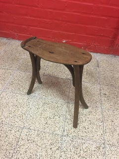 Fischel, Shoe Stool, Viennese Secession, circa 1880