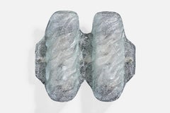 Fischer Leuchten, Wall Light, Glass, Metal, Germany, 1960s
