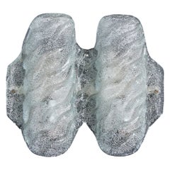 Fischer Leuchten, Wall Light, Glass, Metal, Germany, 1960s