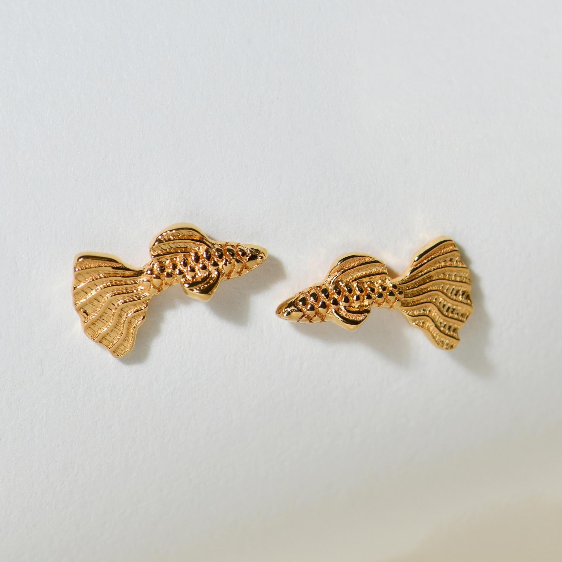 fish dangle earrings