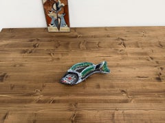 Vide-poche / piattino in ceramica "Fish" di Vallauris, anni '50–'60