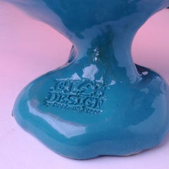 Fish Design - Big Collina Vase - Klar Antique Pink, Klar Rot Und Matt Ocean