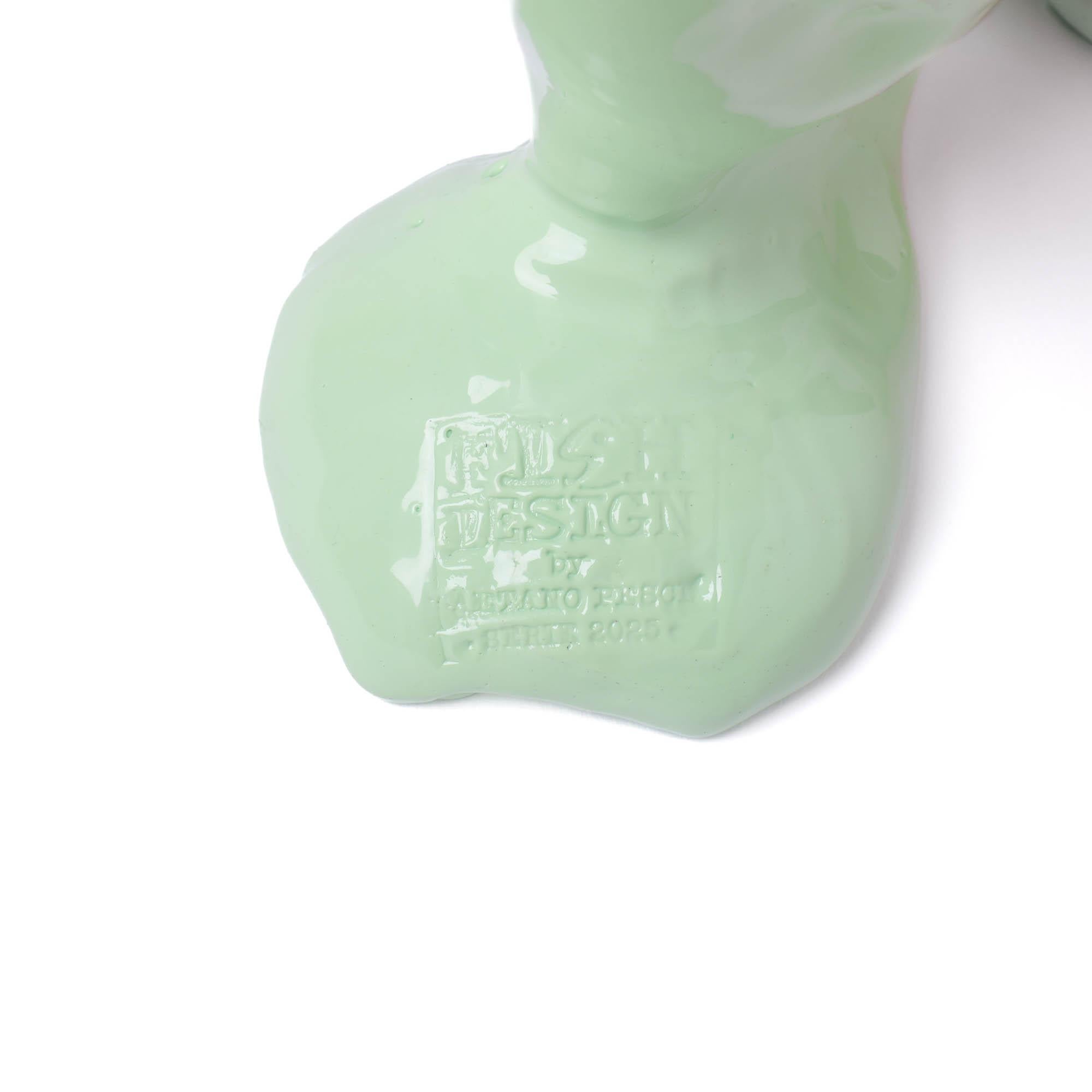 Fish Design Gaetano Pesce Amazonia Vase M Clear Aqua, Brown, Fluo Fuchsia, Mint in vendita 6
