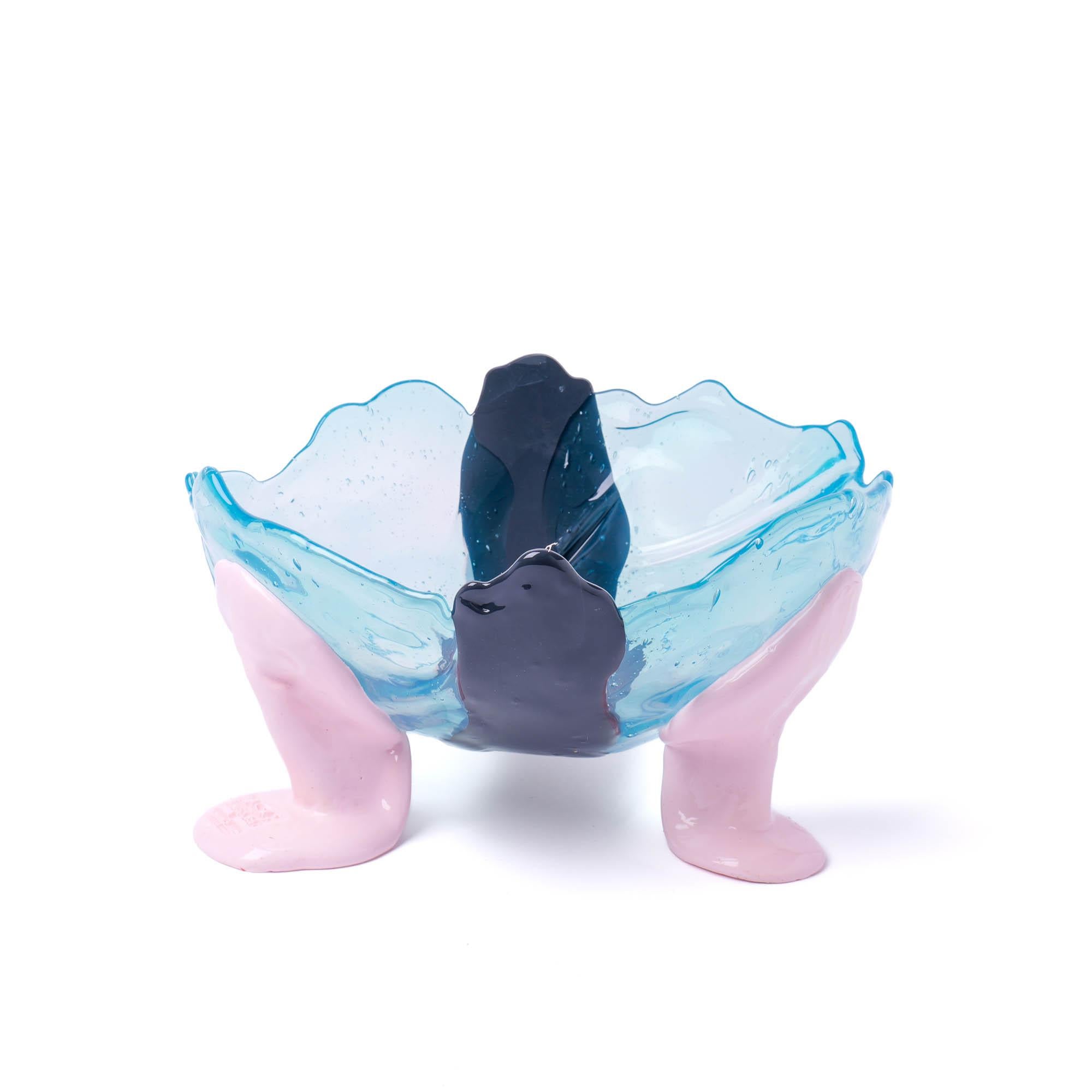 Big Collina Vase  Extra Colour - Clear Aqua, Grey, Pastel Pink
Vase in soft resin designed by Gaetano Pesce for Fish Design 1995 collection.
Measures: L - ø 40cm x H 24cm

Vase in soft resin designed by Gaetano Pesce in 1995 for Fish Design