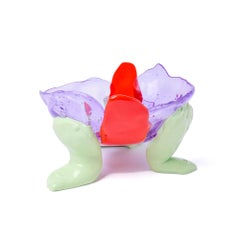 Fish Design Gaetano Pesce Big Collina Vase M Klar Flieder Terrakotta Mint
