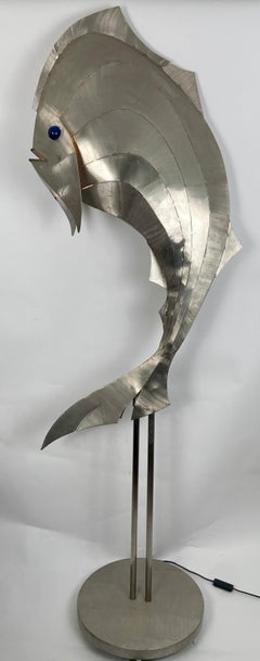 Fish in stainless steel.