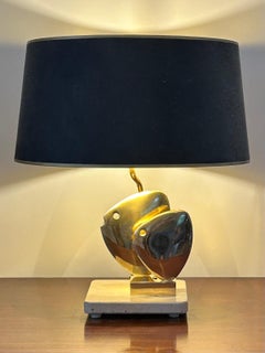 Fish lamp by somchai, hattakitkosol made in brass 1970