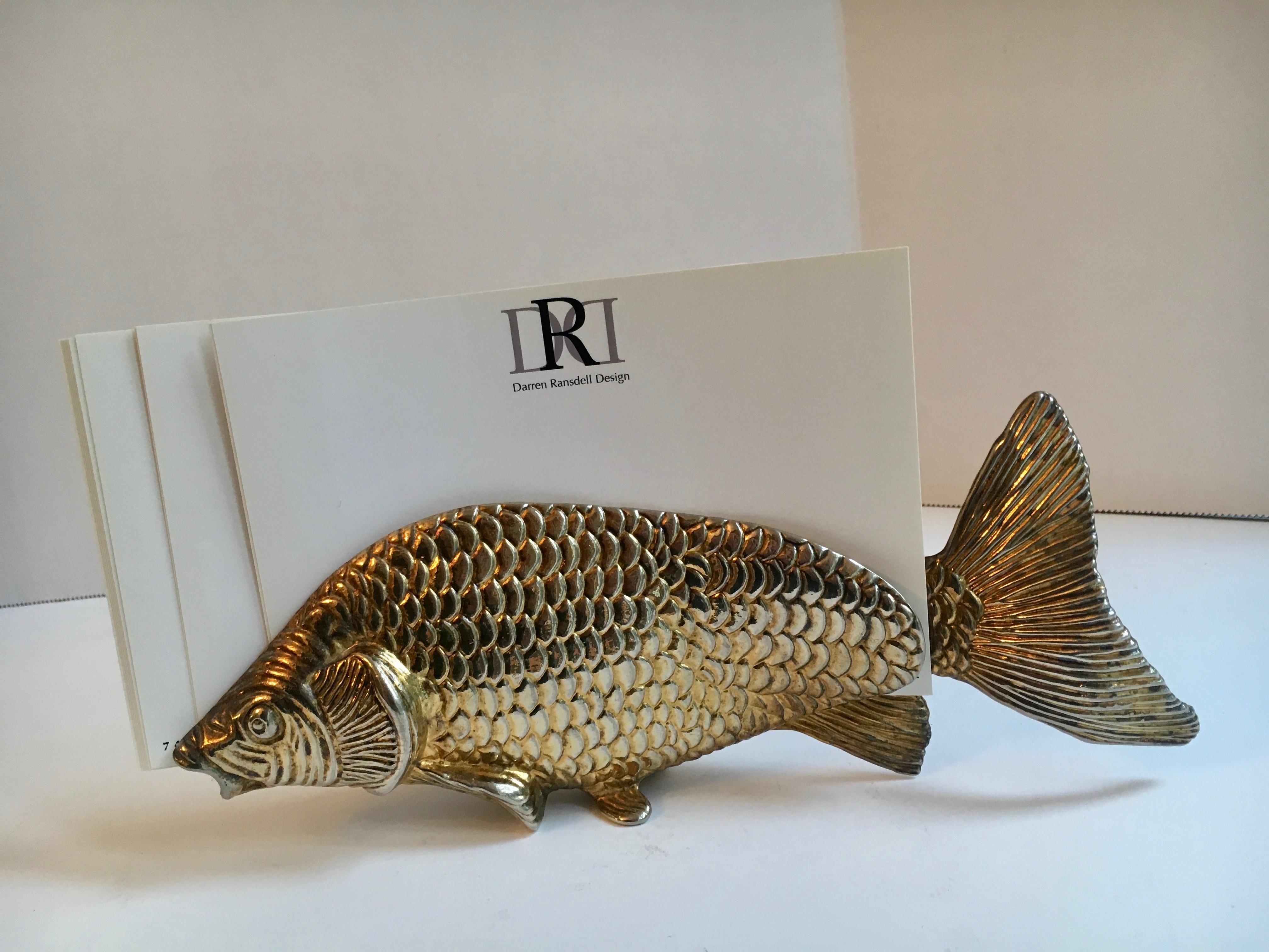 20th Century Fish Letter Holder Desk Accessory