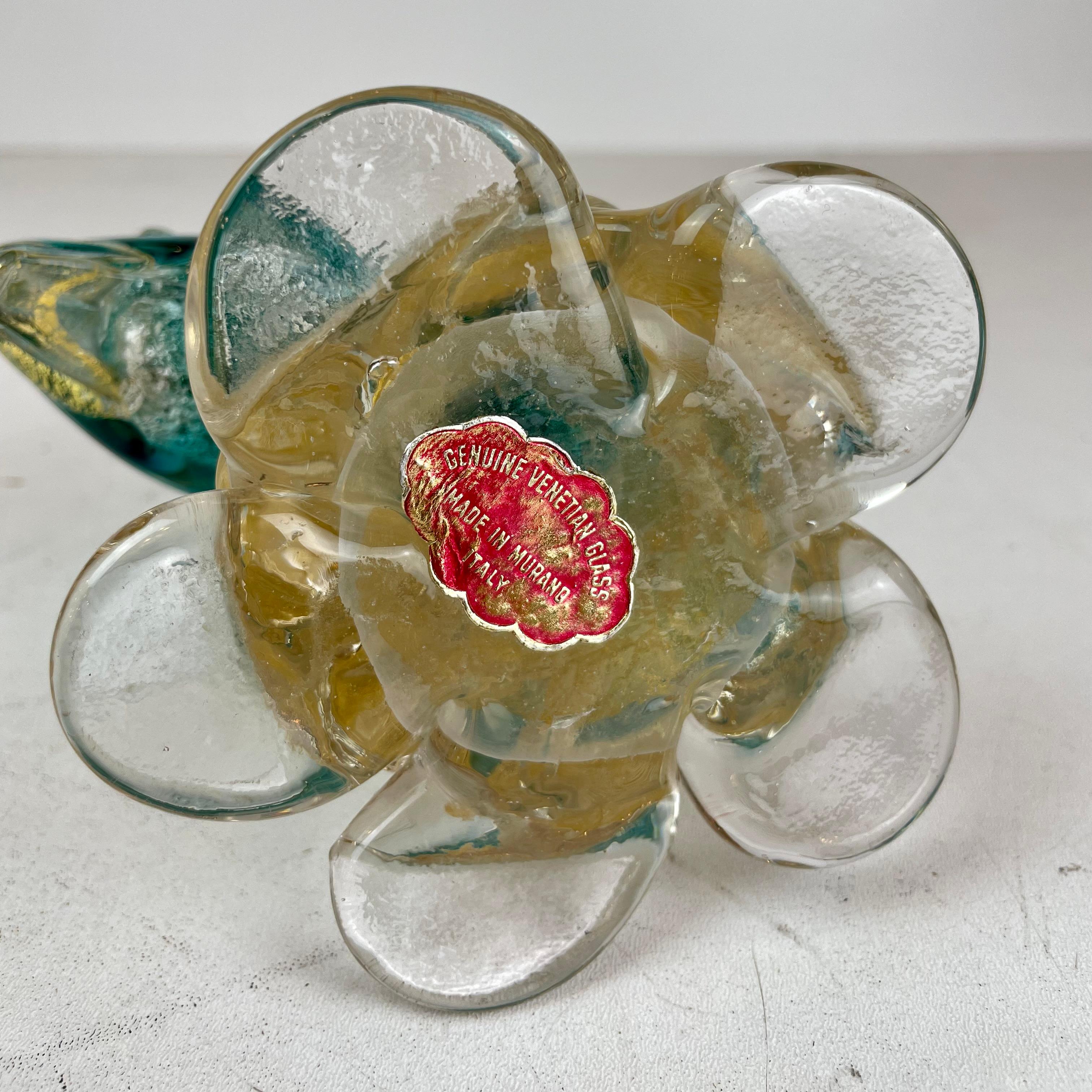 Sculpture en verre de Murano représentant un poisson, années 1960 en vente 6