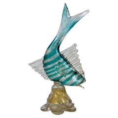 Fish Murano Glass Sculpture, 1960s