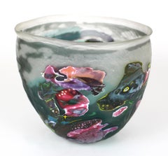 Fish Music Glass Vessel by Tomas Tisch, 2000