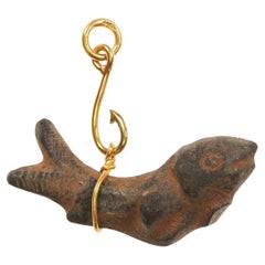 Fish on a hook Roman Pendant