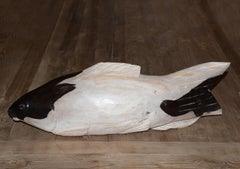 Scultura Pesce Pietrificato n°B