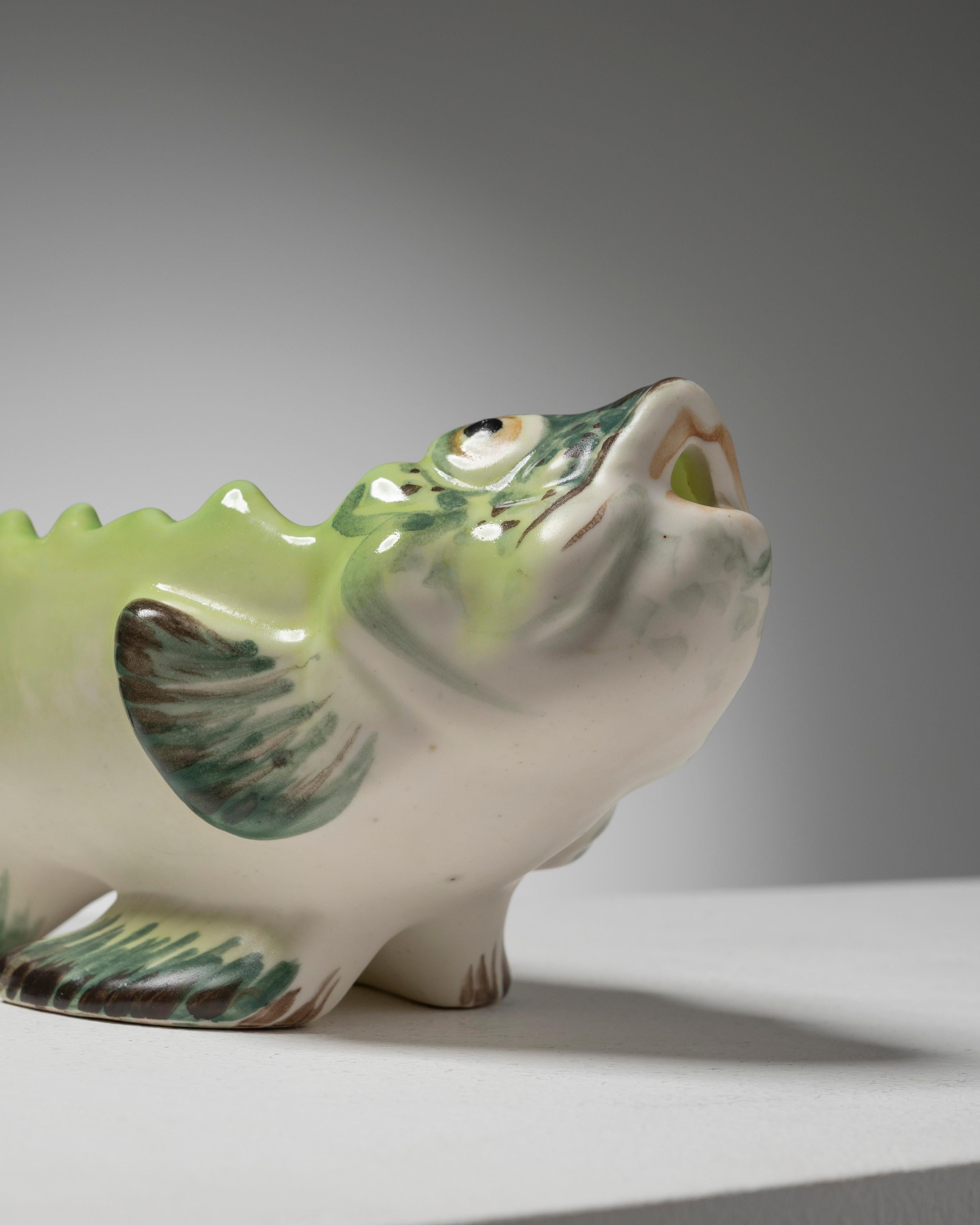 Service à poisson en céramique, années 1960 en vente 4