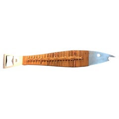 Fish Shaped Bottle Opener with Cane Grip by Carl Auböck