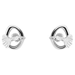 Fish Sterling Silver Earrings