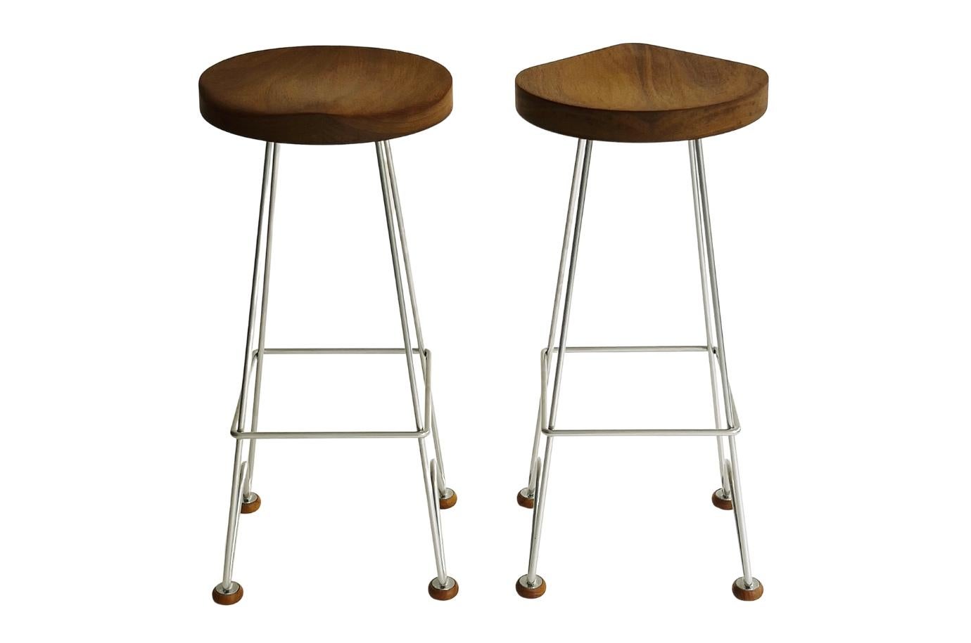 Acier Tabouret de poisson 