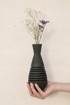 Fish Tail Burnt Vase by Daniel Elkayam