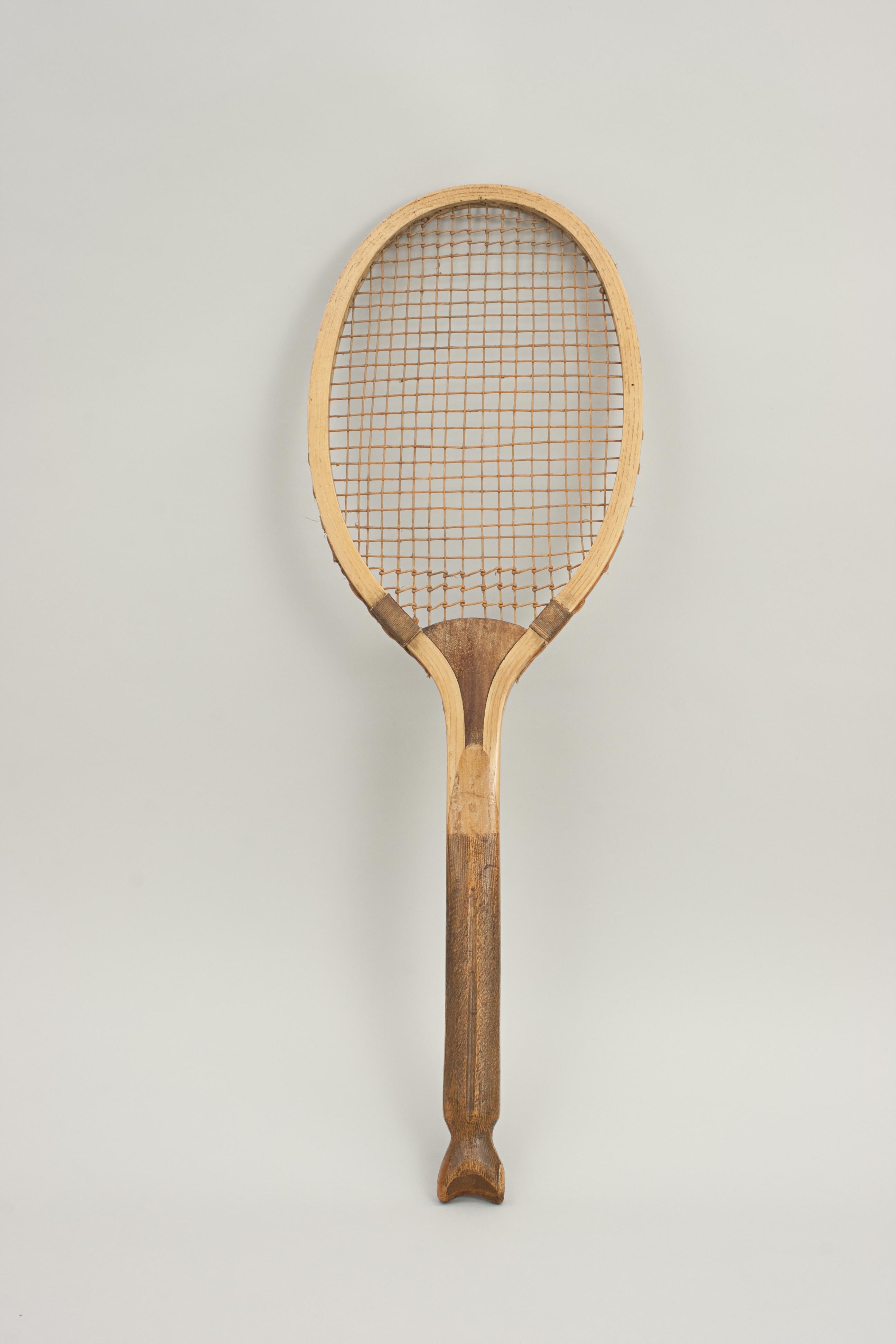 English Fish Tail Lawn Tennis Racket