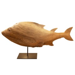 Fish Wood Sculpture