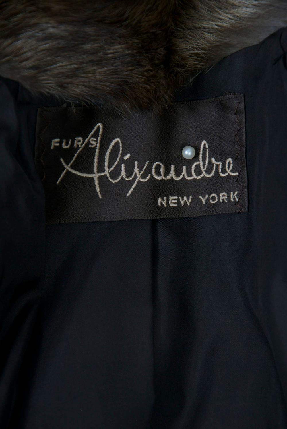 Fisher Fur Coat by Alixandre For Sale 3
