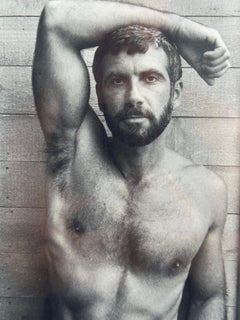 Retrato de un hombre con barba (foto del barrio gay de Castro en San Francisco, década de los 70)