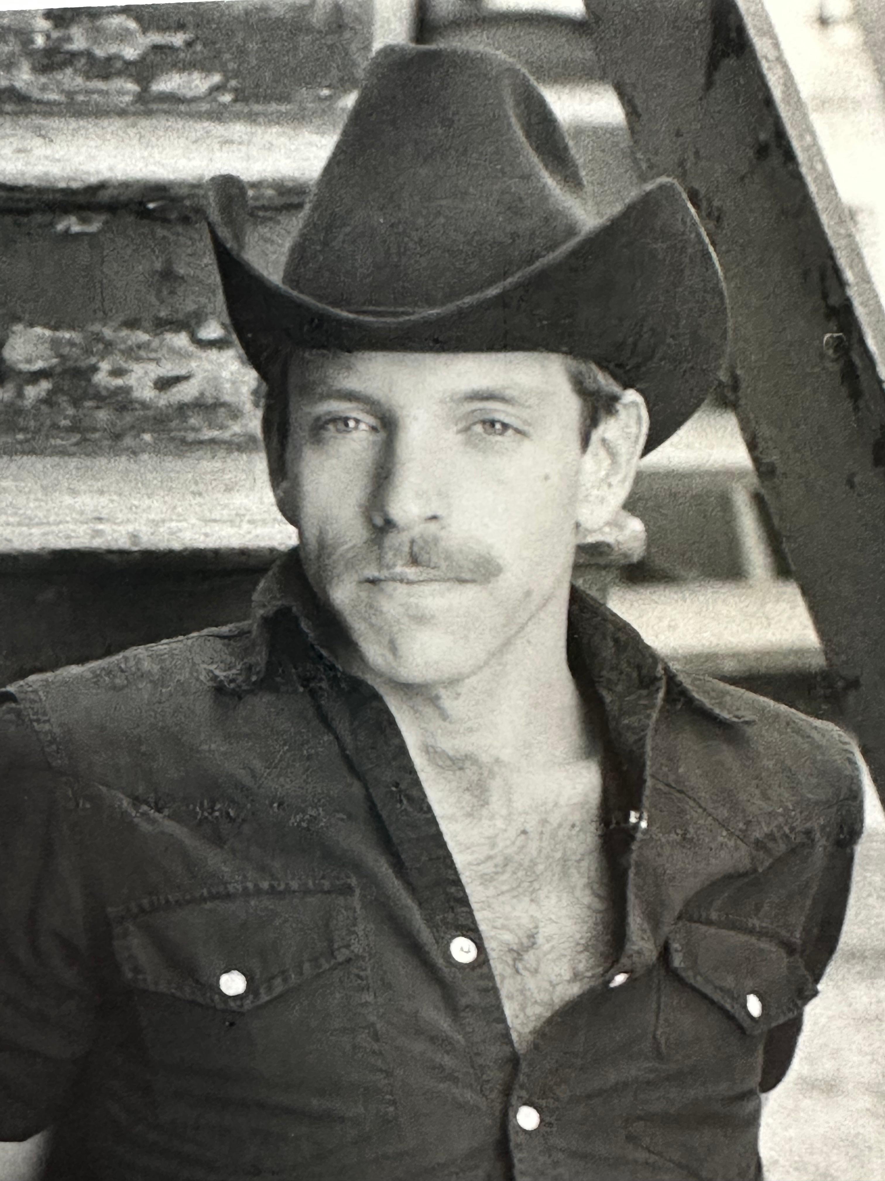 Ohne Titel, (Leatherman Cowboy), Castro, San Francisco. (Realismus), Photograph, von Fisher Ross