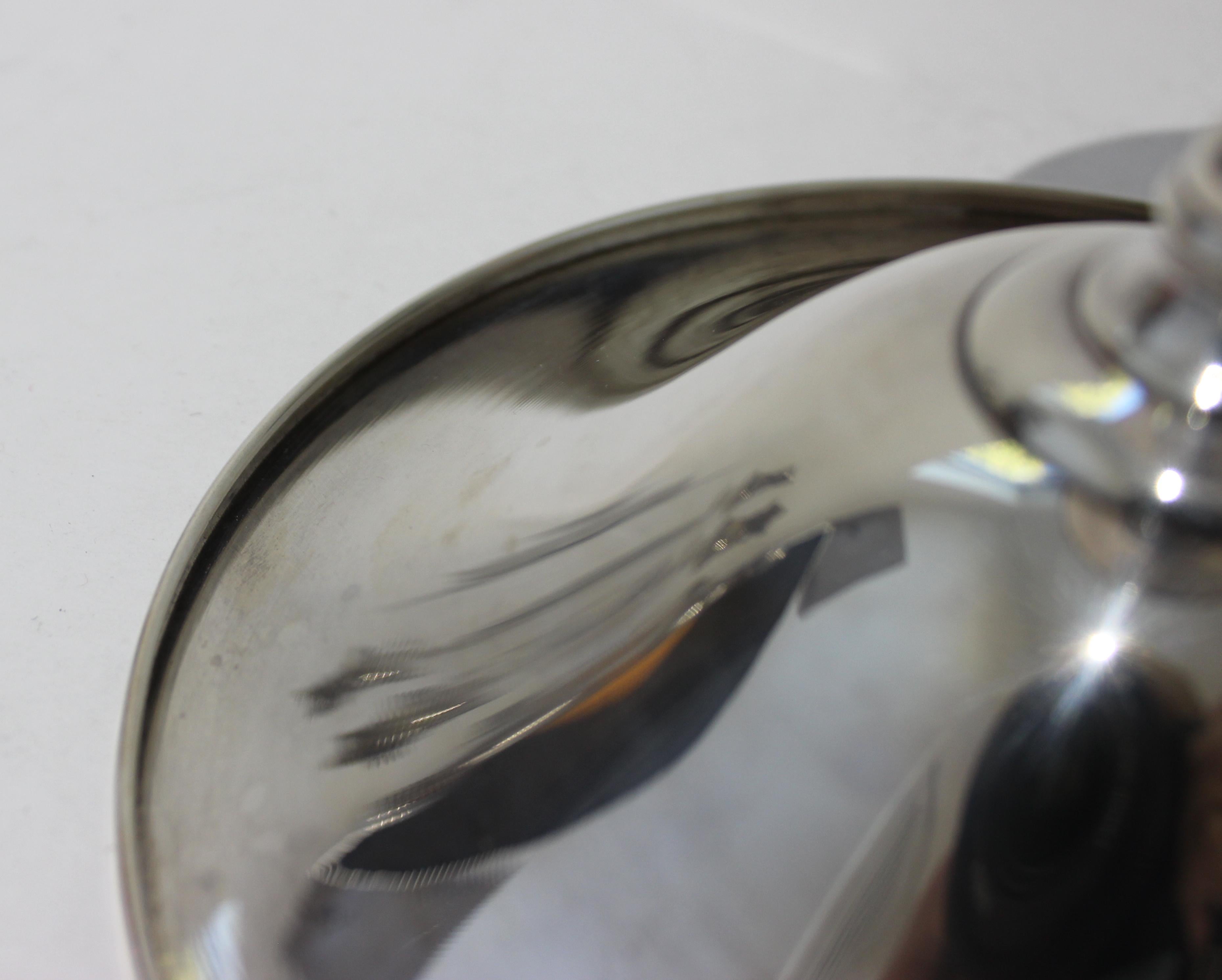 Sterling Silver Compote by Fisher For Sale 4