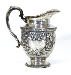 Fisher Sterling Silver 'Rose Bouquet' Pitcher