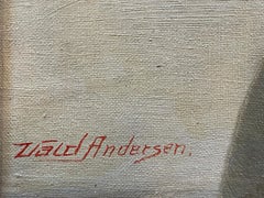 Portrait of Elderly Fisherman, Oil on Canvas, Early 20th Century