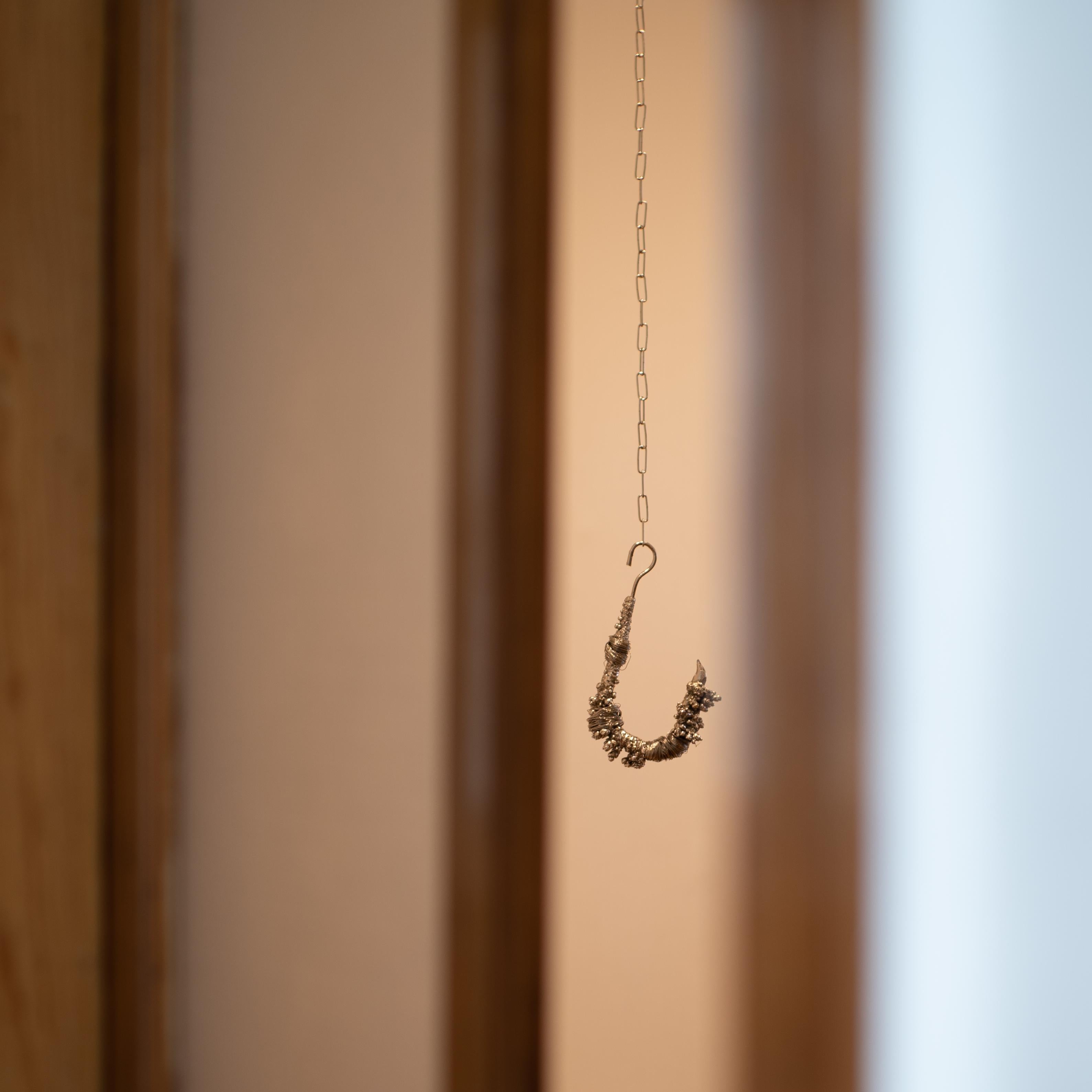 XXIe siècle et contemporain Crochet de pêcheur, bougeoir sculptural en vente