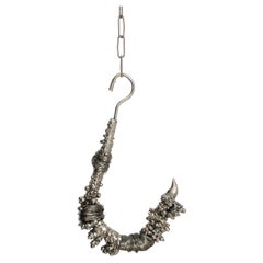 Crochet de pêcheur, bougeoir sculptural